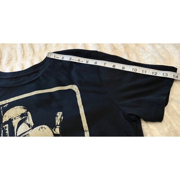 Men's Star Wars Fifth Sun Boba Fett Black Graphic T-Shirt Cotton Blend Size L - Picture 8 of 11